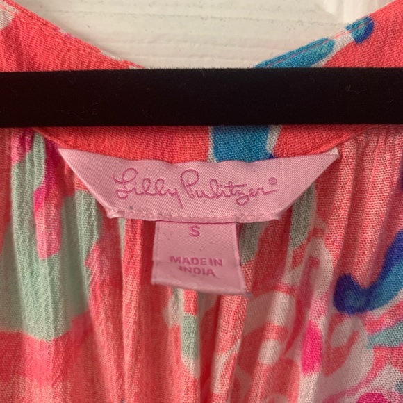 Lily Pulitzer flowy dress with tassels - Picture 2 of 3